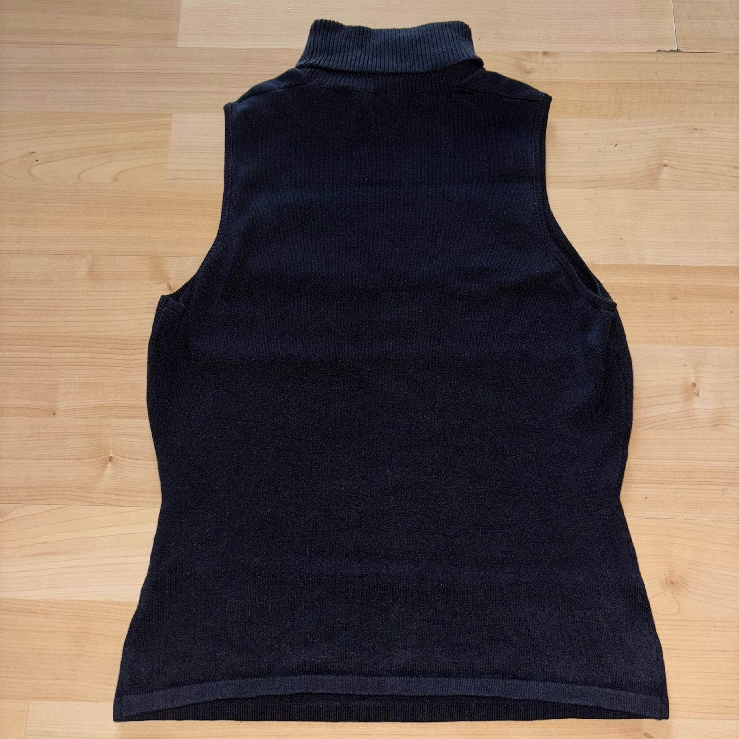 Acrobat Vintage Silk Turtleneck Sleeveless Women Size Small Closet Staple Office