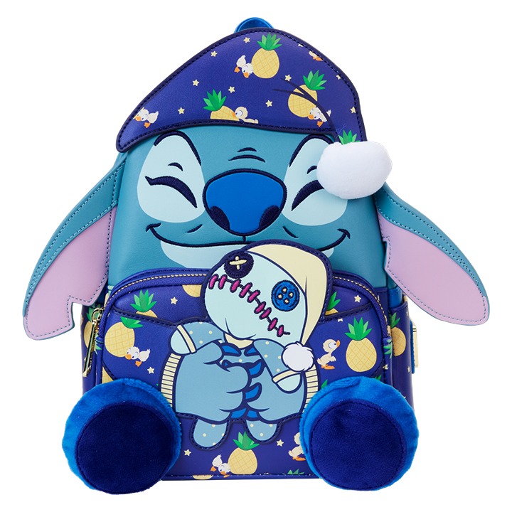 New Disney SDCC Limited Edition Bedtime Stitch Glow Mini Backpack