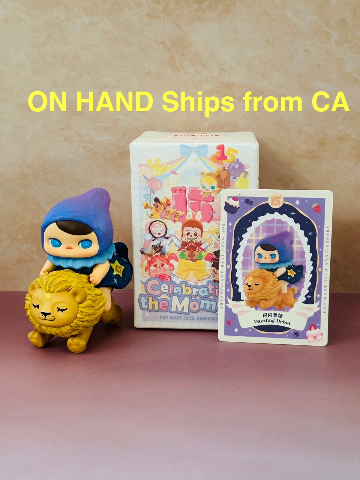 • PUCKY Dazzling Debut - Popmart 15th anniversary series