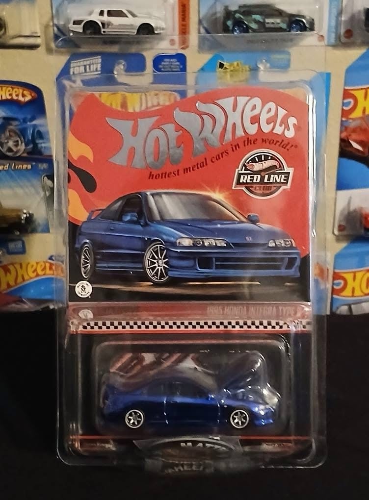 Hot Wheels 2025 RLC Membership Car 1995 Honda Integra Type R Blue