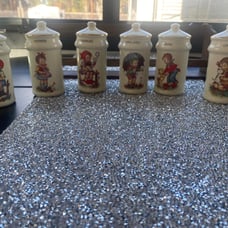 Vintage spice jars