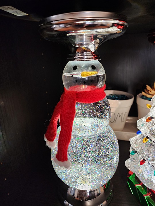 Bath and Body Works Snowman 3 Tier Candle Holder