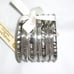 AMRITA SINGH BANGLE BRACELETS #626 - SILVERTONE & BLUE- SZ-6 (NEW)