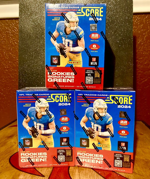 2024 Score NFL Blaster (Lot of 3)