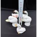 Vintage Goose Duck Ceramic Salt & Pepper Shakers & Napkin Ring -C4