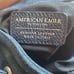 American Eagle Leather Bucket Bag (Blue)