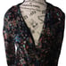 Elena Baldi women dress XS black multicolor formal elegant date fairy grunge