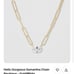 Melinda Maria Jewelry Designer “Hello Gorgeous” Samantha Chain Necklace