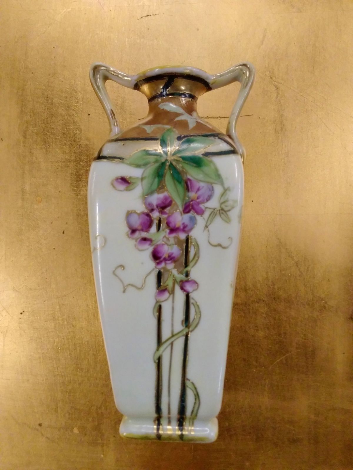 Antique Hand Painted Nippon Vase