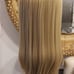 18 inch Blonde hand tied 360 Italian lac