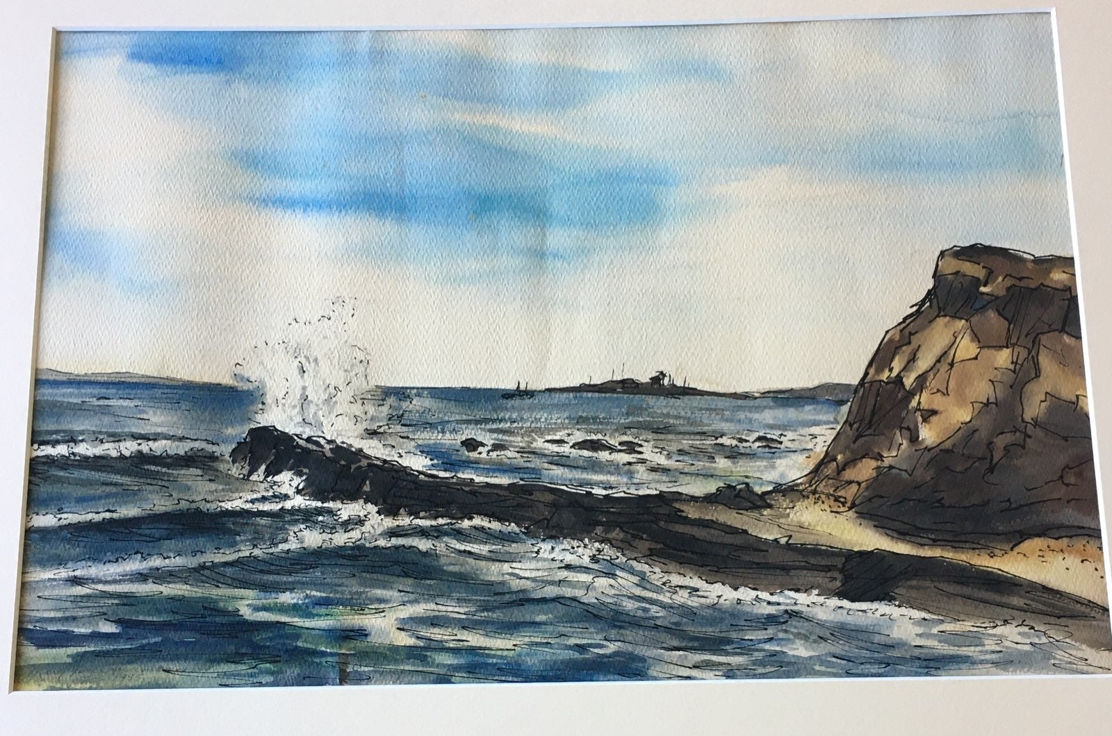 Watercolor- seascape