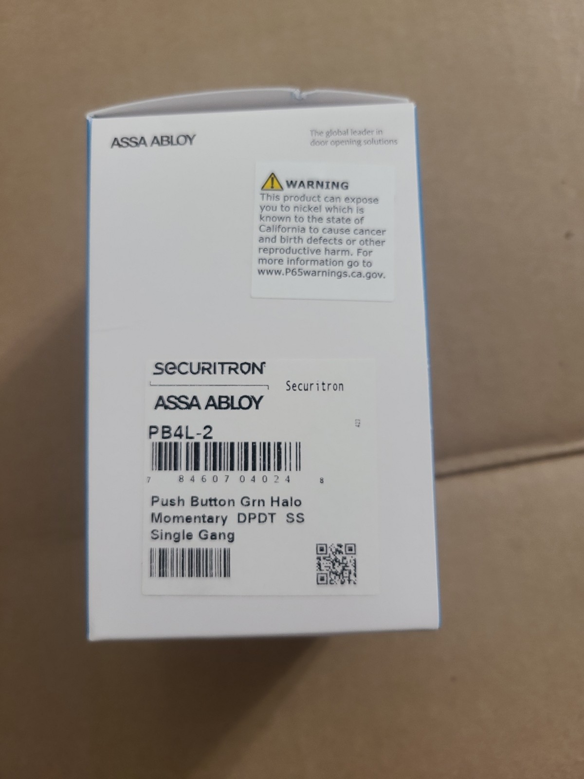 Assa abloy push button