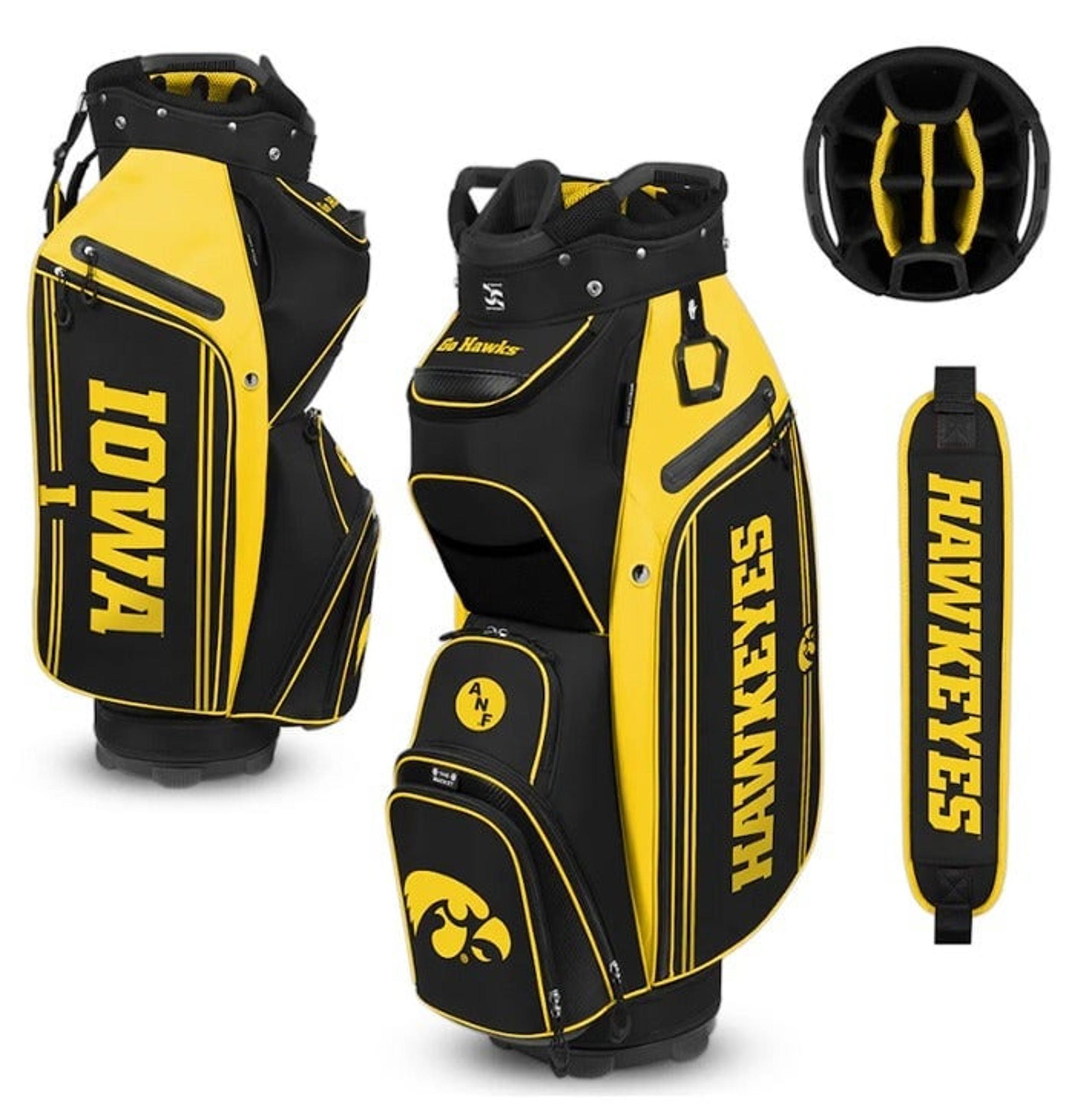 Iowa Hawkeyes WinCraft Bucket III Cooler Cart Golf Bag - All Teams Available