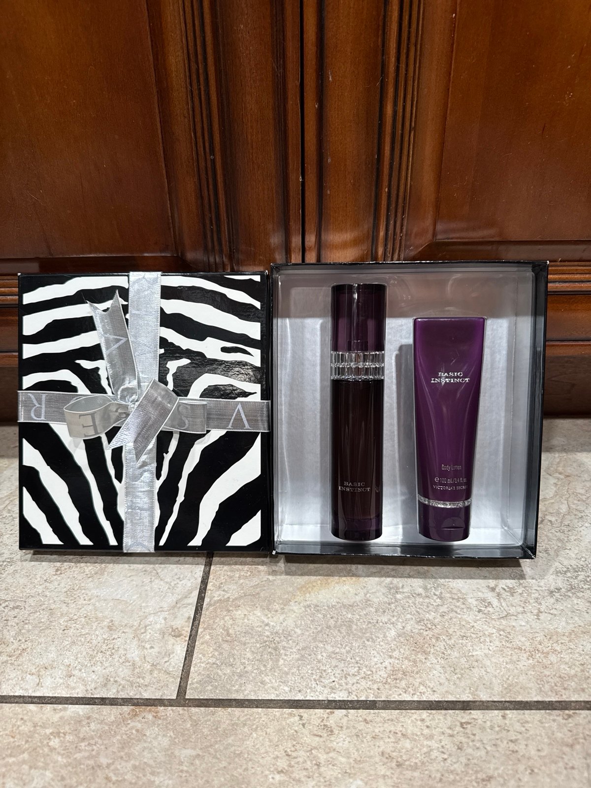 Victoria’s Secret Basic Instinct Set 2.5oz Perfume 3.4oz Body Lotion