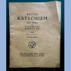 1932 antique POLISH CHRISTIAN CATECHISM