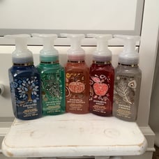 Bath & Body Works Foaming Hand Soap Fall 2023 Bundle x 5 NEW Autumn Pumpkin Tea