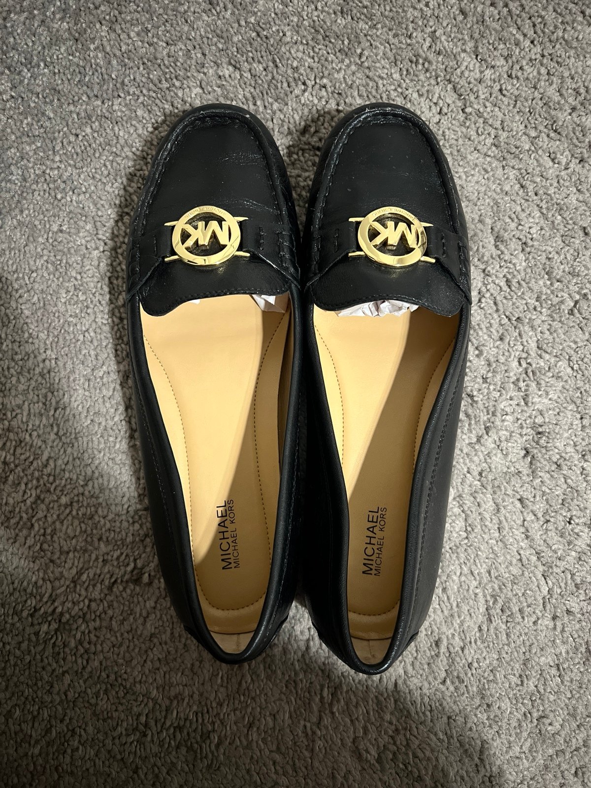 michael michael kors fulton leather moccasin