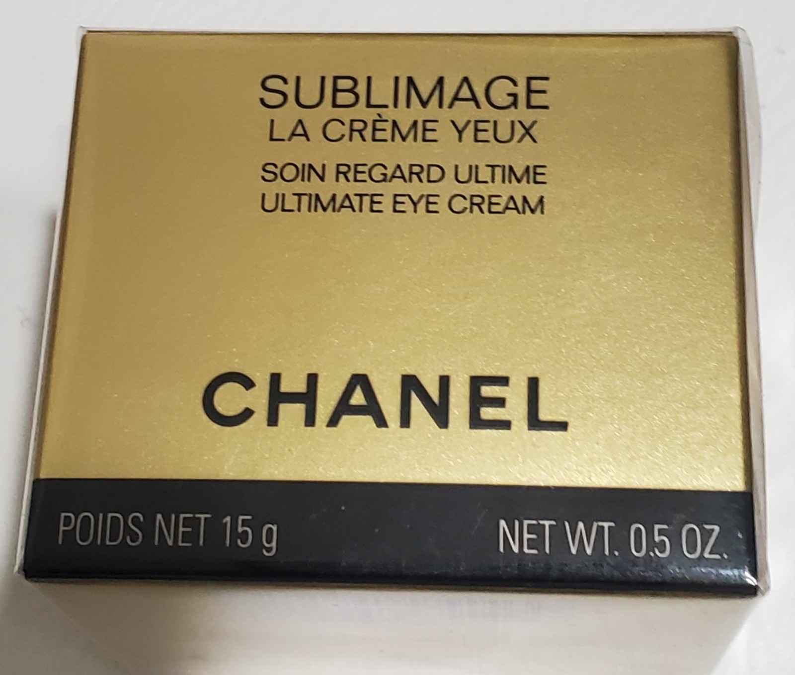Chanel ultimate eye cream sublimaje