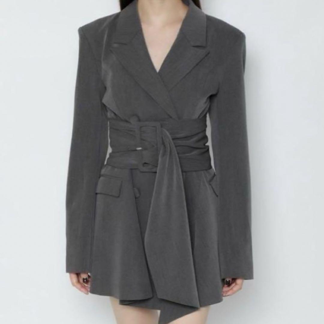 今季ブランド belt Lady the Melt jacket mini dress. one-piece トップス