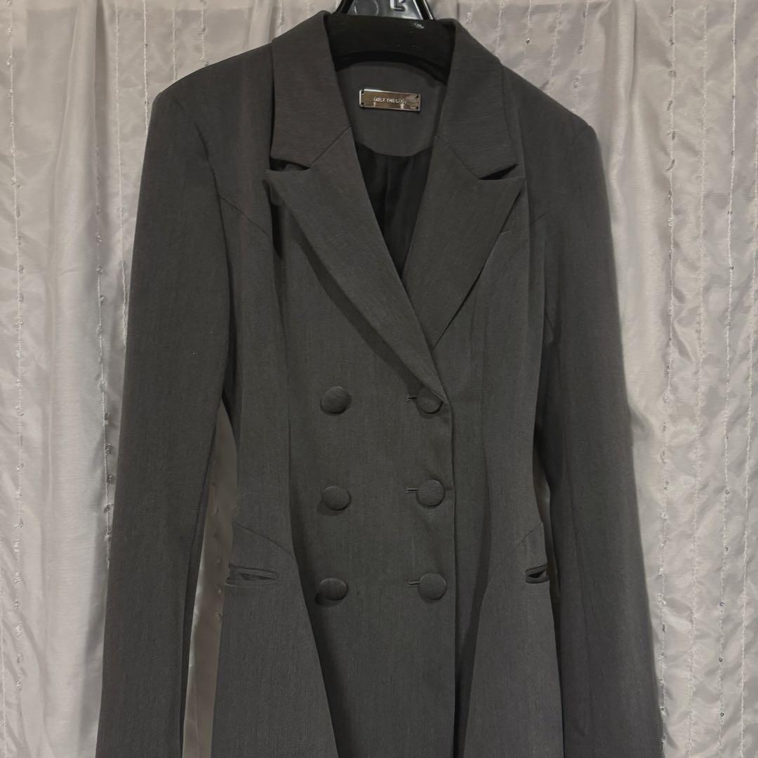 Melt the Lady belt jacket one-piece dress. mini