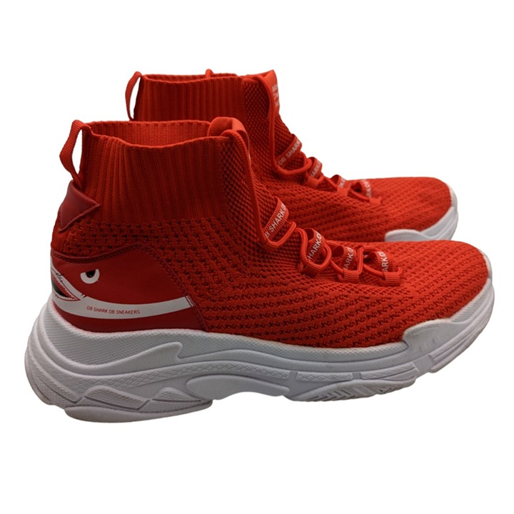 Basso Exclusive Shark Red Mens Sneakers Limited Edition Size 12 Mint!
