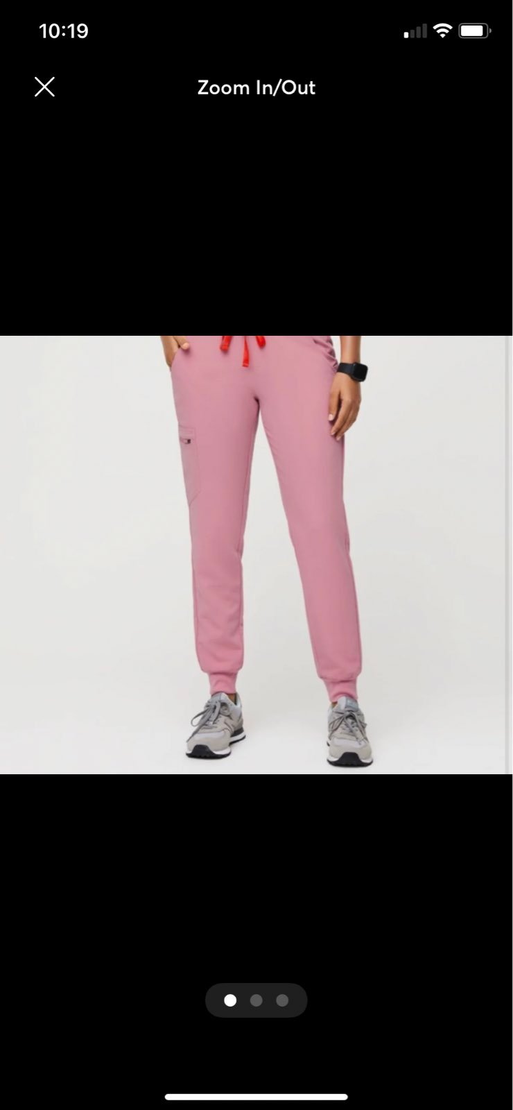 Figs Chalk Pink Jogger Petite Medium