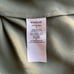 Women’s VINCE silk band collar V-neck long sleeve lightweight blouse