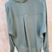 Women’s VINCE silk band collar V-neck long sleeve lightweight blouse