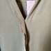 Women’s VINCE silk band collar V-neck long sleeve lightweight blouse