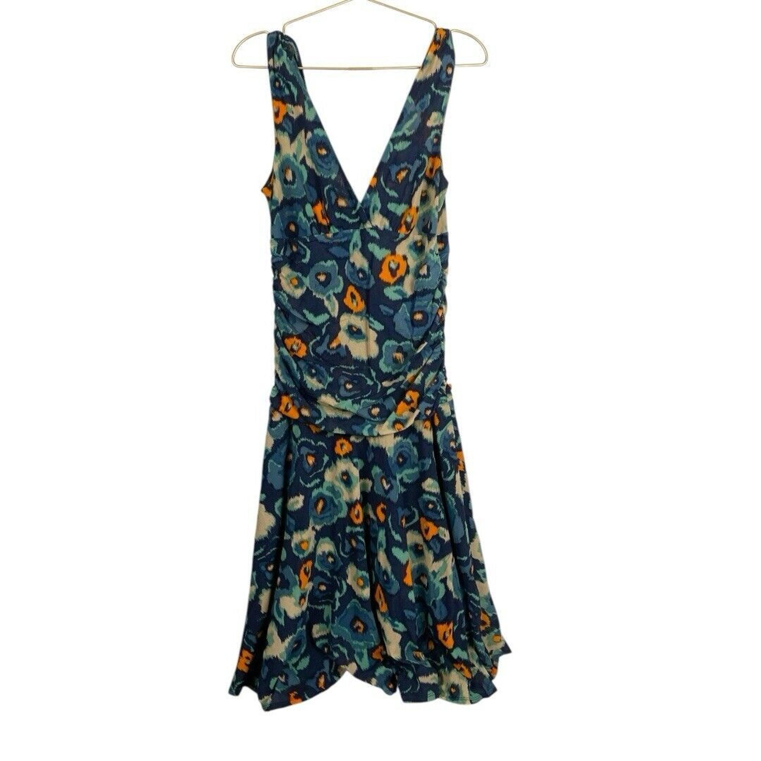 ARDEN B MULTICOLORED CHEETAH SLEEVELESS MIDI COCKTAIL DRESS WOMEN’S SIZE L 105