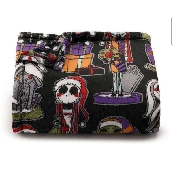 Disney Tim Burton's The Nightmare before Christmas oversized plush throw blanket