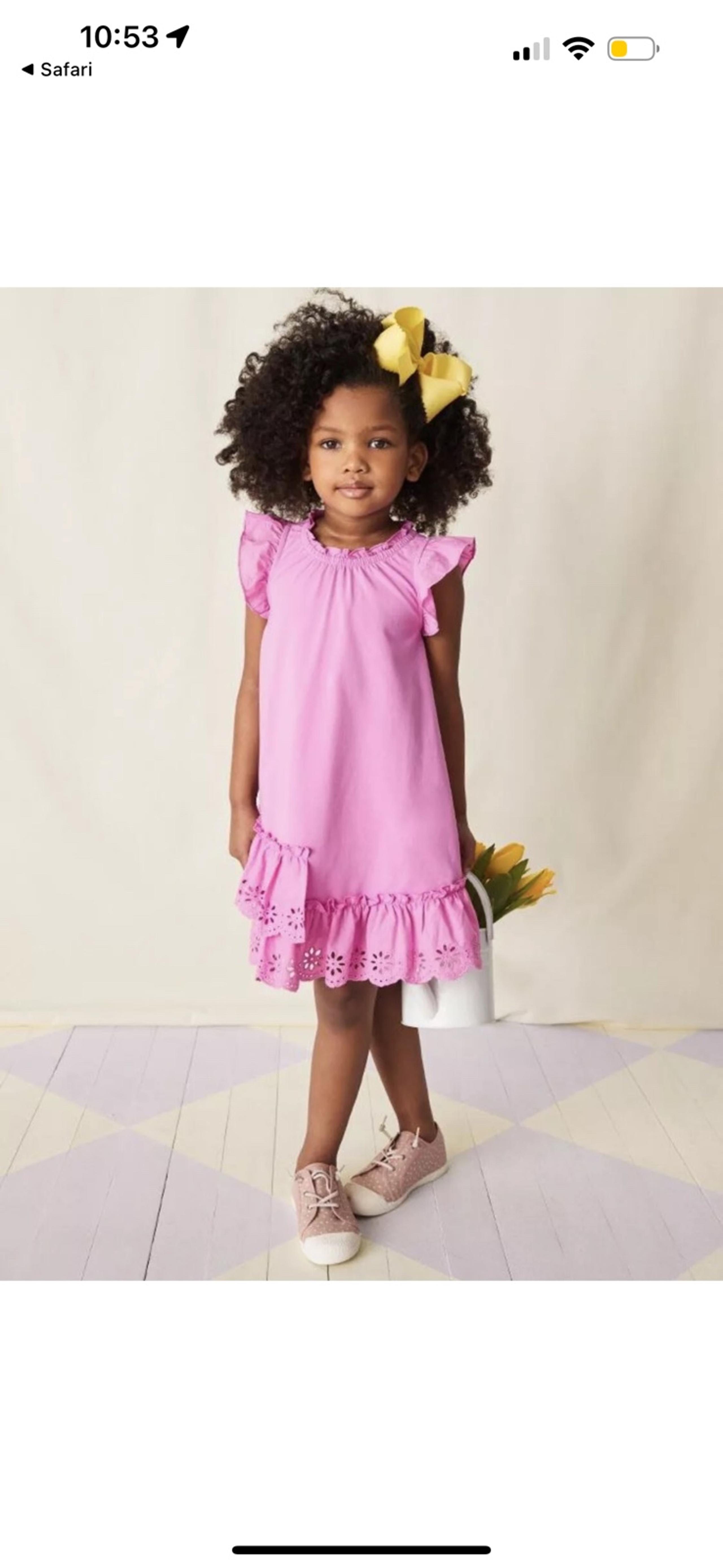 18/24 Matilda Jane Enchated Garden Eyelet Tami Ruffled Dress