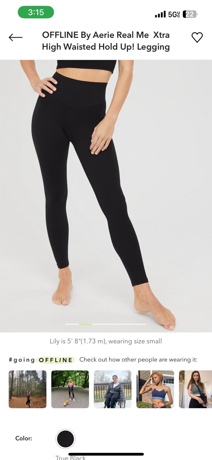 OFFLINE By Aerie Real Me Xtra High Waisted Hold Up! Legging