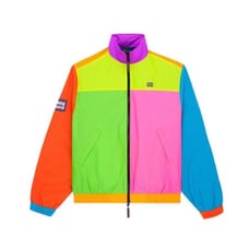 NWT Rowing Blazers Colorblock cashball jacket neon colorblock size M Retro