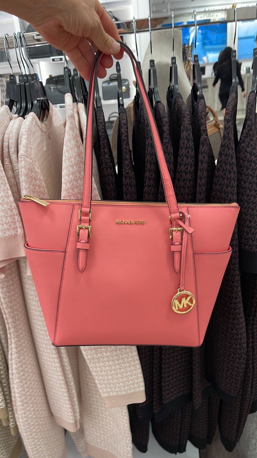 michael kors top zip