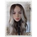 NWT~Pretty Human Hair Blend In the Light Brown/Blonde 20 Length Wig