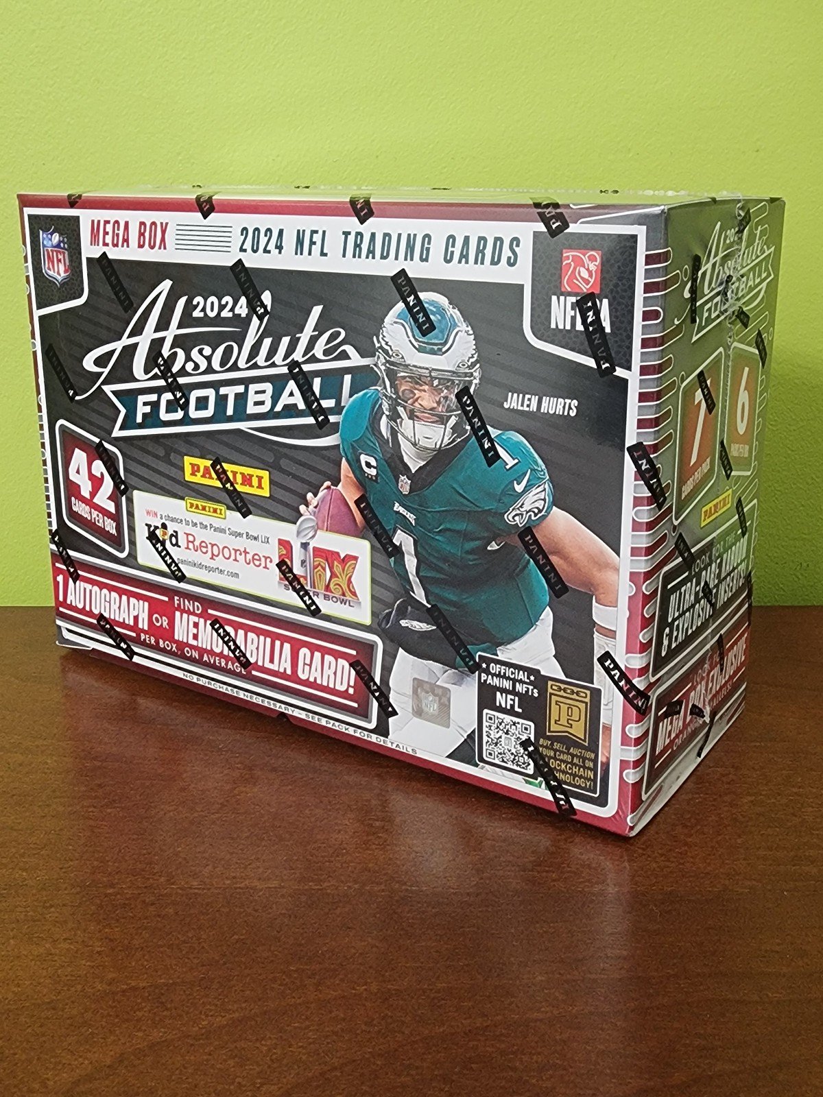 2024 Panini Absolute Football Mega Box. Factory Sealed, Find Ultra-Rare KABOOM