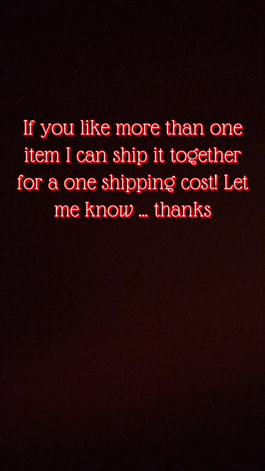 Items for sale