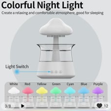 Raining Cloud Night Light Table Lamp, USB Bedroom Lights