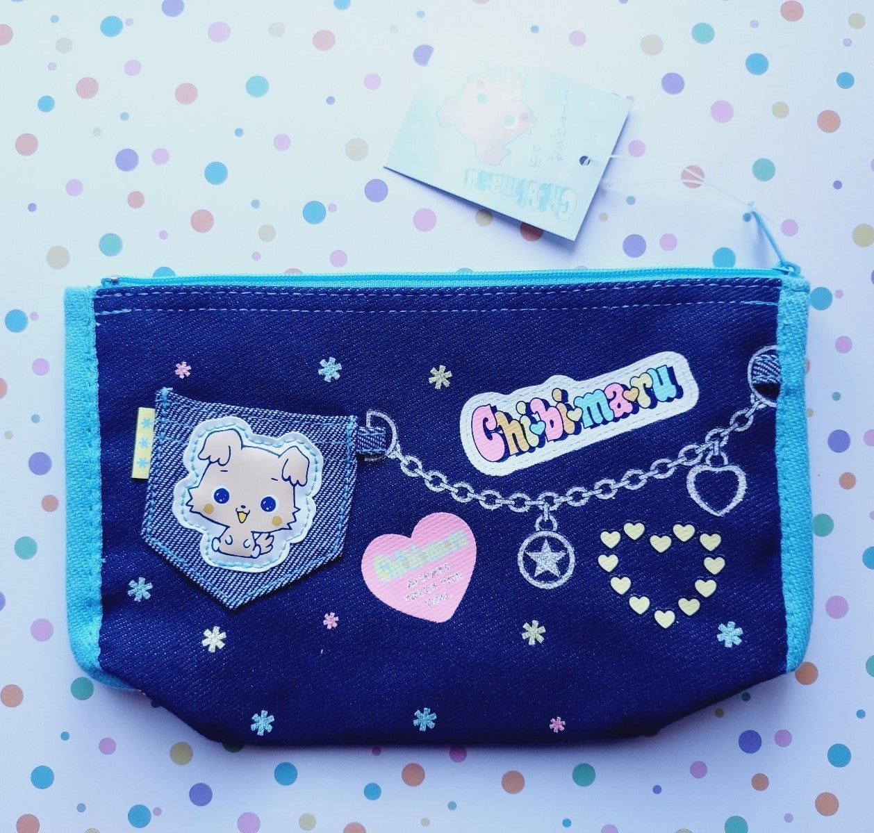 Sanrio Vintage rare Chibimaru doll purse case stationery cosmetic bag vtg new