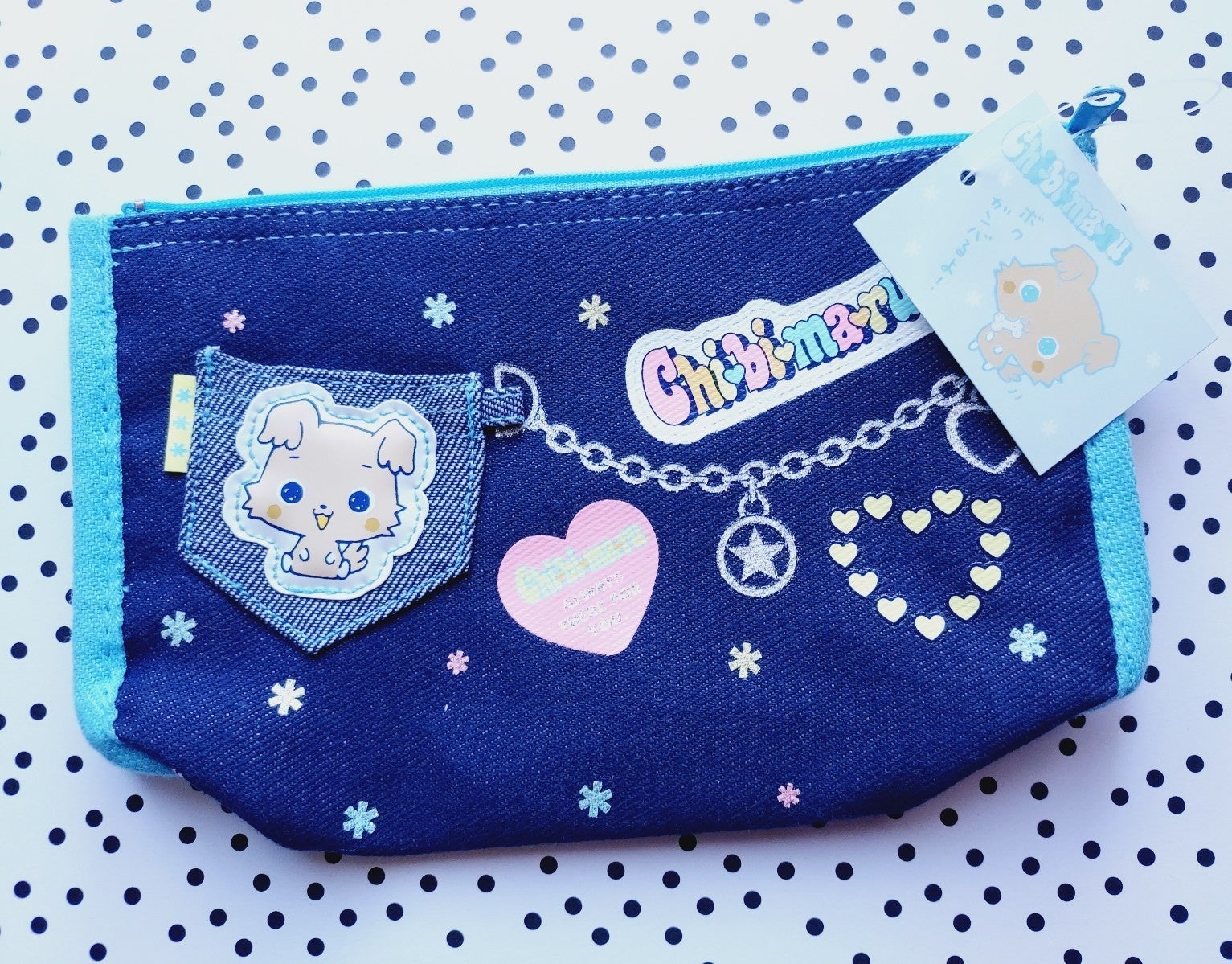 Sanrio Vintage rare Chibimaru doll purse case stationery cosmetic bag vtg new