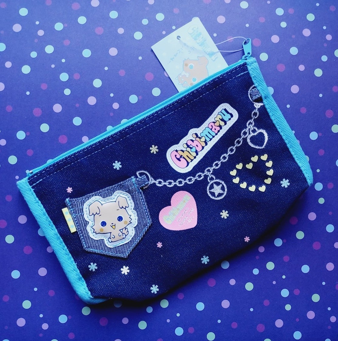 Sanrio Vintage rare Chibimaru doll purse case stationery cosmetic bag vtg new