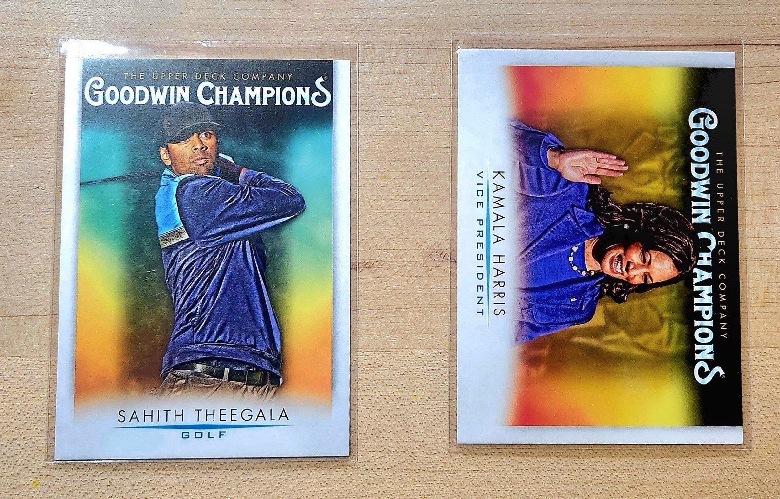 2021 Goodwin Champions Blank Back Ssp!! 2 Card Lot !!!! Case hit!!!!