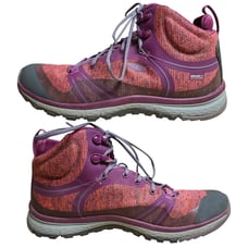 Keen Purple Orange Gray Terradora Waterproof Mid Boot Hiking Shoes Women's 9 1/2