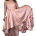 City Triangles Blush High Low Pink and Floral Formal Dress Size 11 NEW with Tags