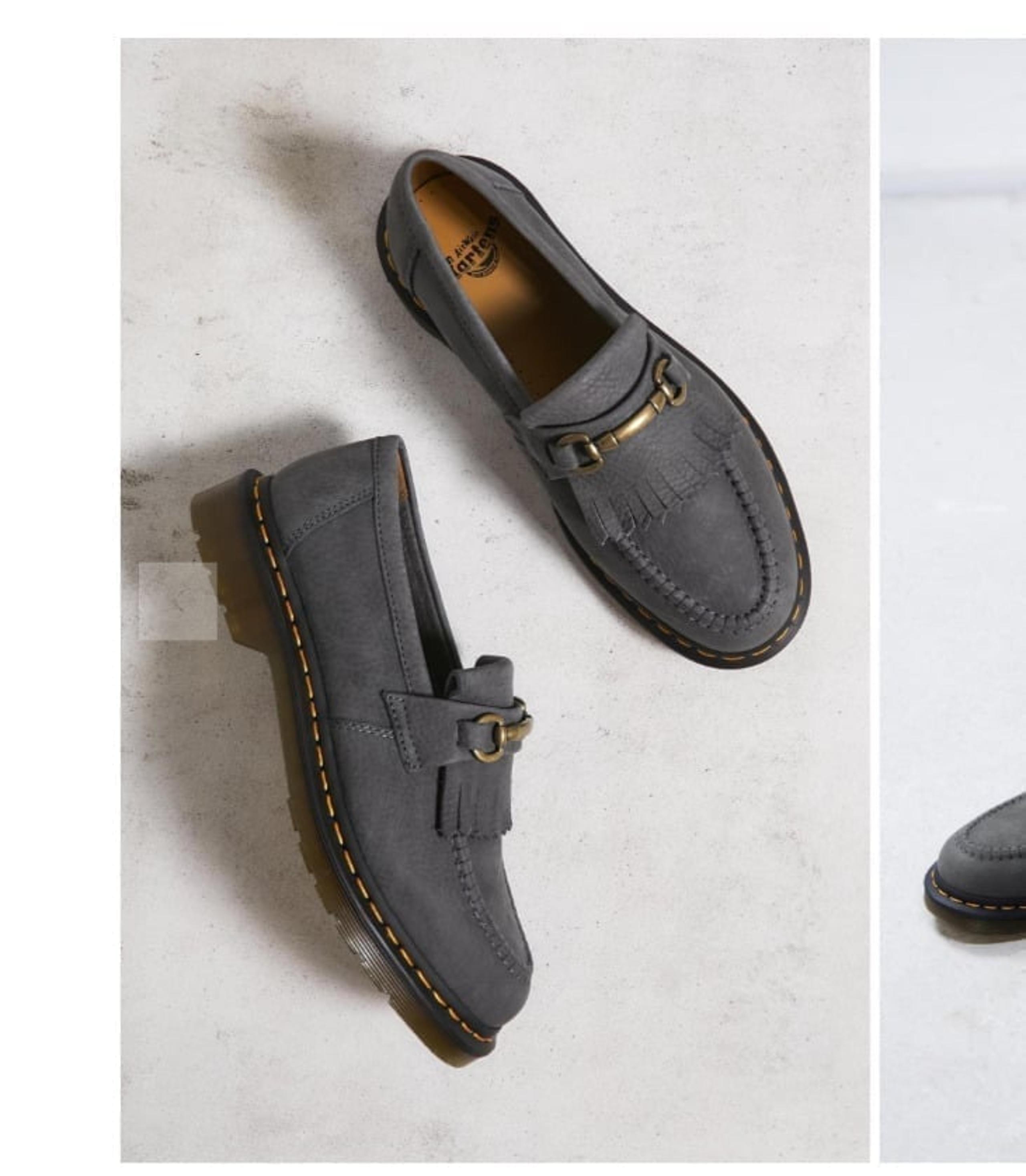 US w sz 9 Washed Denim ~Adrian Snaffle Kiltie Fringe Bit Loafer MSRP$190