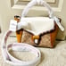 Coach Courier Carryall 23 In Colorblock Signature Canvas With Snakeskin Detail