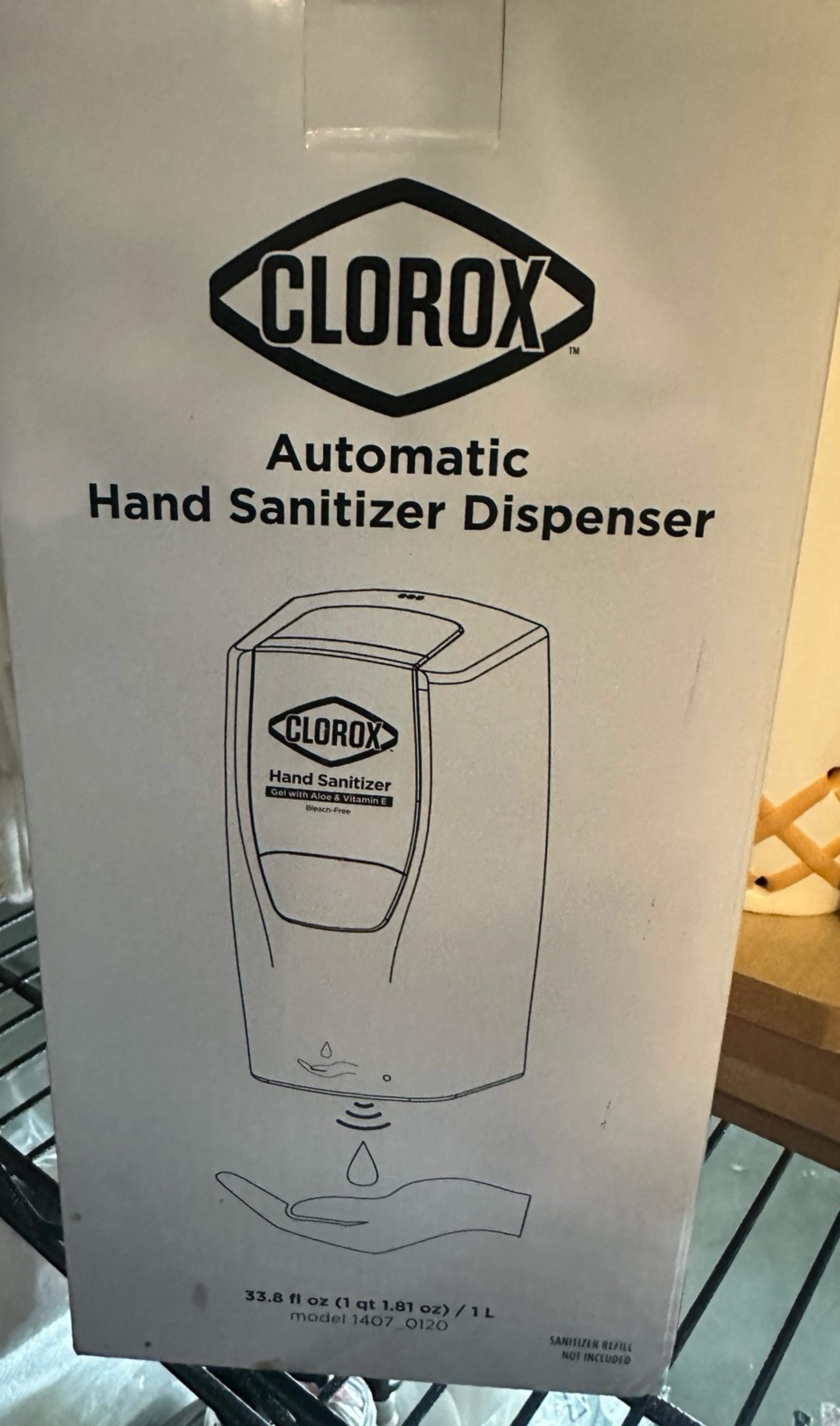 Clorox Pro Automatic Hand Sanitizer Gel Dispenser Wall Mount - New
