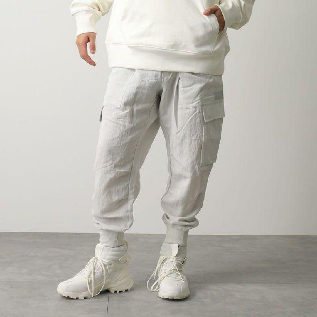 流行に  Y-3 Cargo Pants Jogger Pants Crinkle Twill Washed パンツ