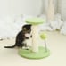 Cat Tree Tower, Cat Scratching Post with Interactive Ball Toys and Plush Mouse